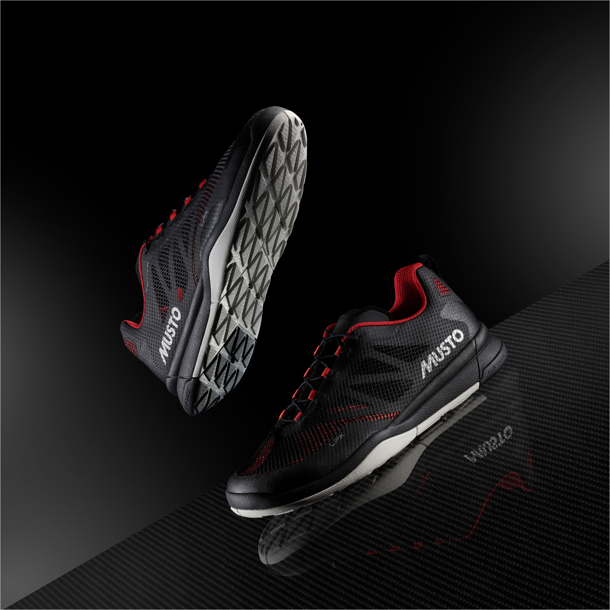 2026 Musto Mens LPX Pro Trainer 86997 - Black / True Red
